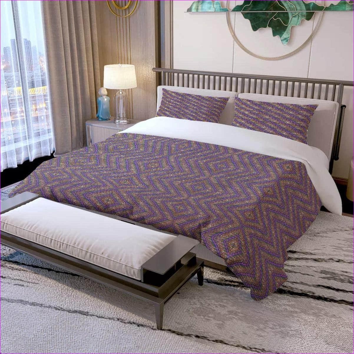 multi-colored Derma Quilt & Pillow Case Set - bedding at TFC&H Co.