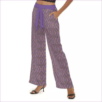 multi-colored Derma Womens Casual Straight-leg Pants - women's bottoms at TFC&H Co.
