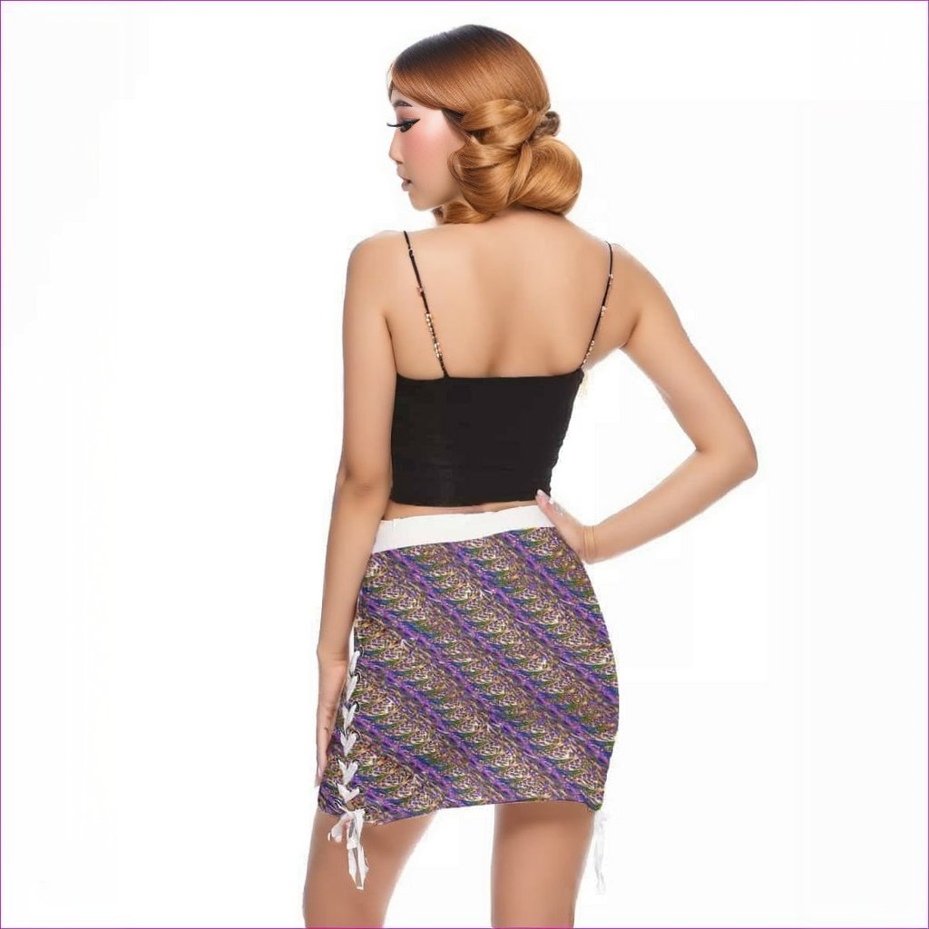 - Derma Womens Side Strap Mini Skirt - womens skirt at TFC&H Co.