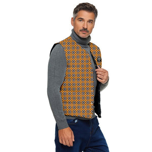 - Diamond Sun Men's Short Button Up Puffer Vest - mens vest at TFC&H Co.