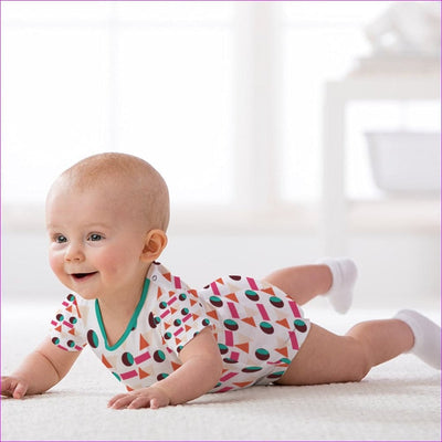Disco Baby's Short Sleeve Romper - infant onesie at TFC&H Co.