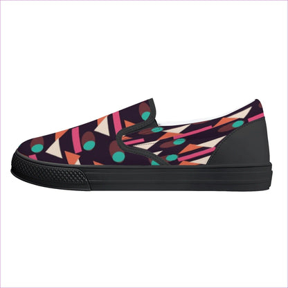 Black Disco Womens Slip On Shoes - women's shoes at TFC&H Co.