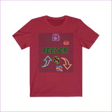 Canvas Red - Spoiled Pets Feeder &...... Unisex Jersey Short Sleeve Tee - unisex t-shirt at TFC&H Co.
