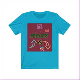 Turquoise - Spoiled Pets Feeder &...... Unisex Jersey Short Sleeve Tee - unisex t-shirt at TFC&H Co.