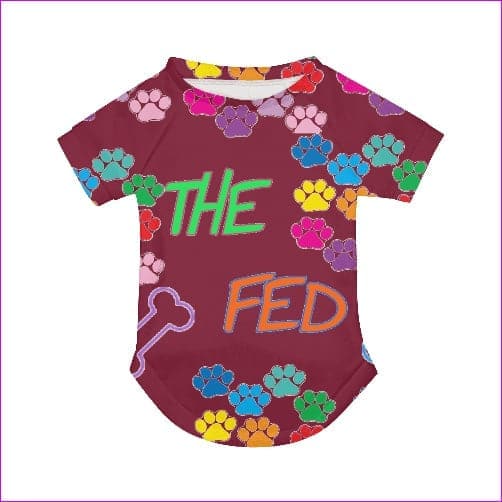 multi-colored One Size Doggy Hookup Featured: *Spoiled Pets* The Fed Doggy Tee - Doggie Tee at TFC&H Co.