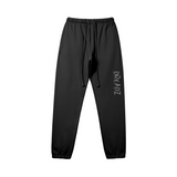 Black - Dreadz 380GSM Unisex Heavyweight Fleece Lined Sweatpants - unisex sweatpants at TFC&H Co.