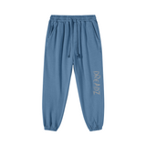 Slate Blue - Dreadz 420GSM Unisex Super Heavyweight Washed Baggy Sweatpants - unisex sweatpants at TFC&H Co.