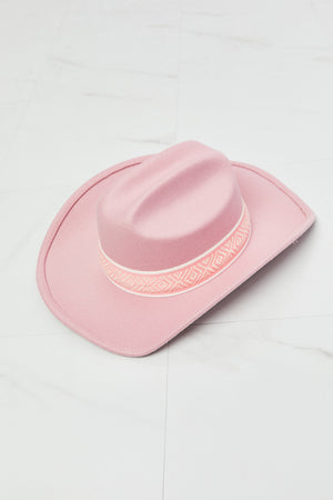 Fame Western Cutie Cowboy Hat in Pink - Ships from The US - hat at TFC&H Co.