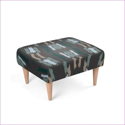 - Earth Tone Burst Bespoke Footstool - furniture at TFC&H Co.