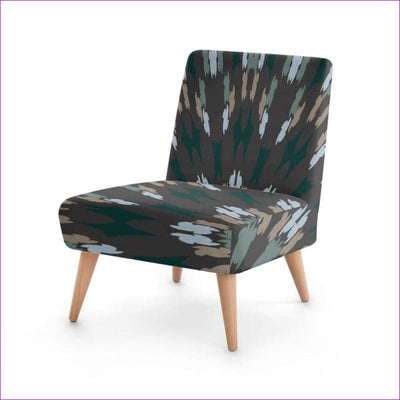 - Earth Tone Burst Bespoke Occasional Chair - furniture at TFC&H Co.