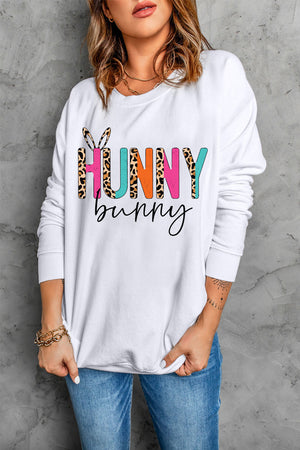 - Easter HUNNY BUNNY Sweatshirt - womens sweatshirt at TFC&H Co.