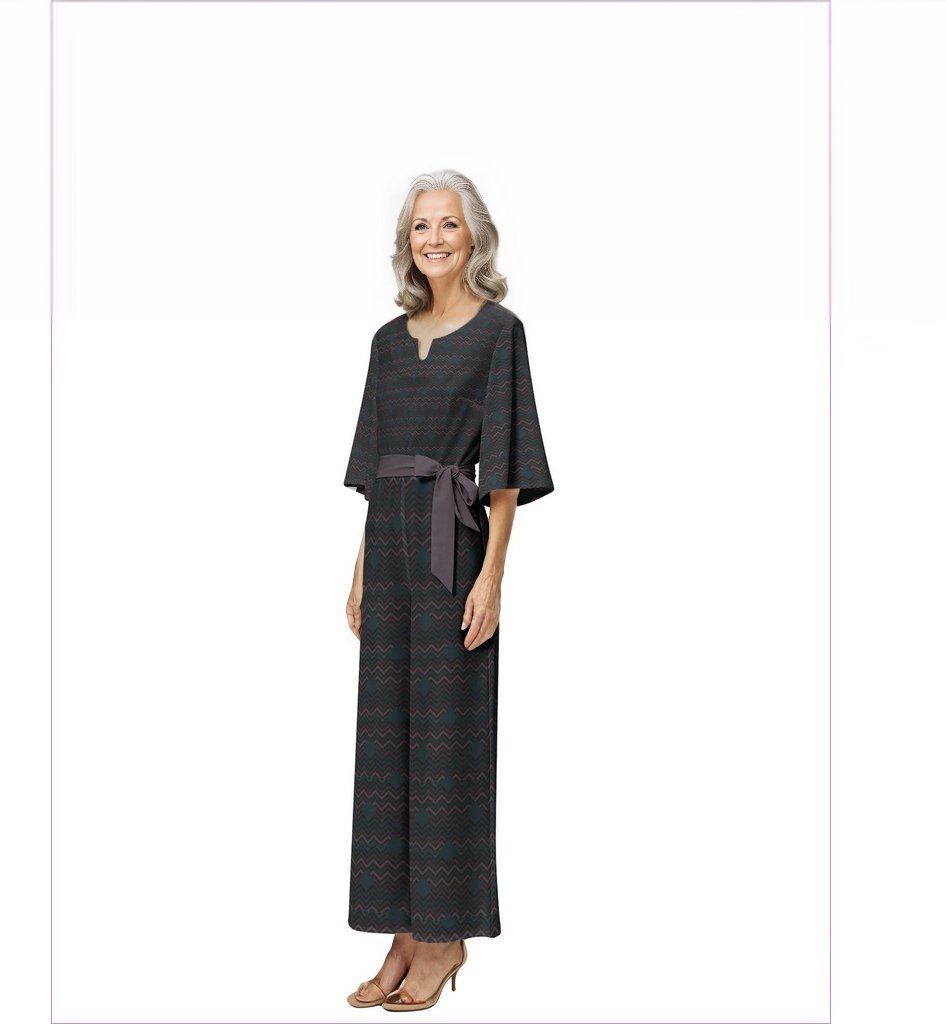 - Easy Days Dark Dolman Sleeve Belted Wide Leg Jumpsuit - womens jumpsuit at TFC&H Co.