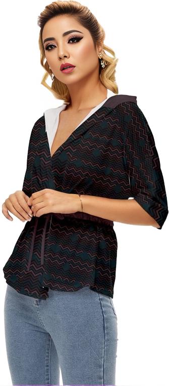 Easy Days Dark Lightweight Drawstring Hooded Top - women's fashion-hoodies at TFC&H Co.