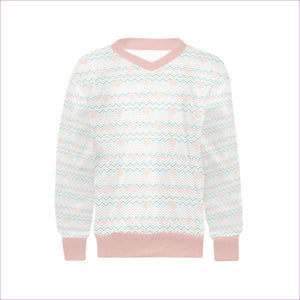 Easy Days Girls' V-Neck Sweater - kid's sweater at TFC&H Co.