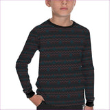 Black - Easy Days Kids Dark Long Sleeve Polyester T-shirt - Kids t-shirt at TFC&H Co.