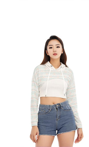 - Easy Days Teen's Smock Cropped Hoodie - teens hoodie at TFC&H Co.