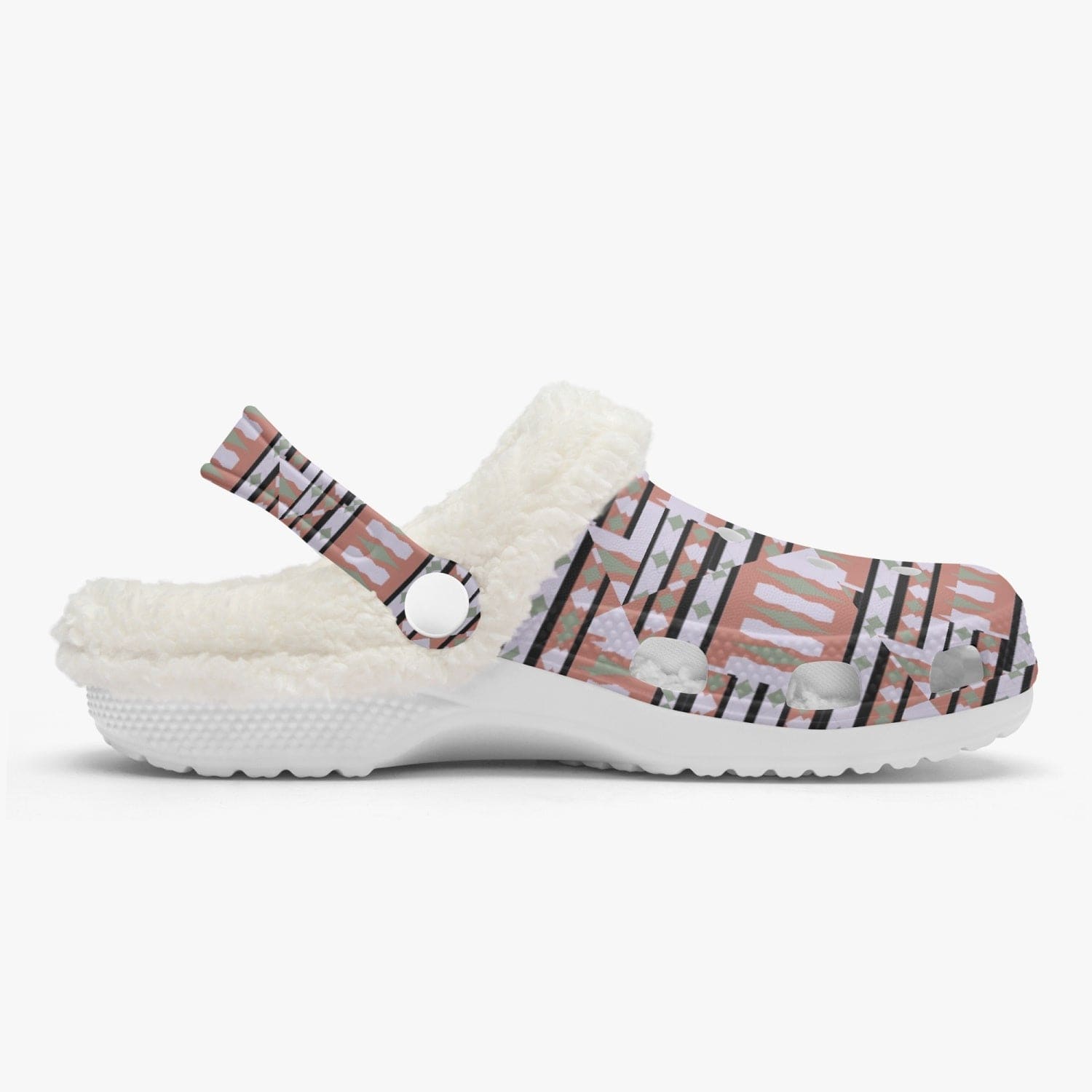 - Eclectic Fluff Lined Clogs - womens clogs at TFC&H Co.