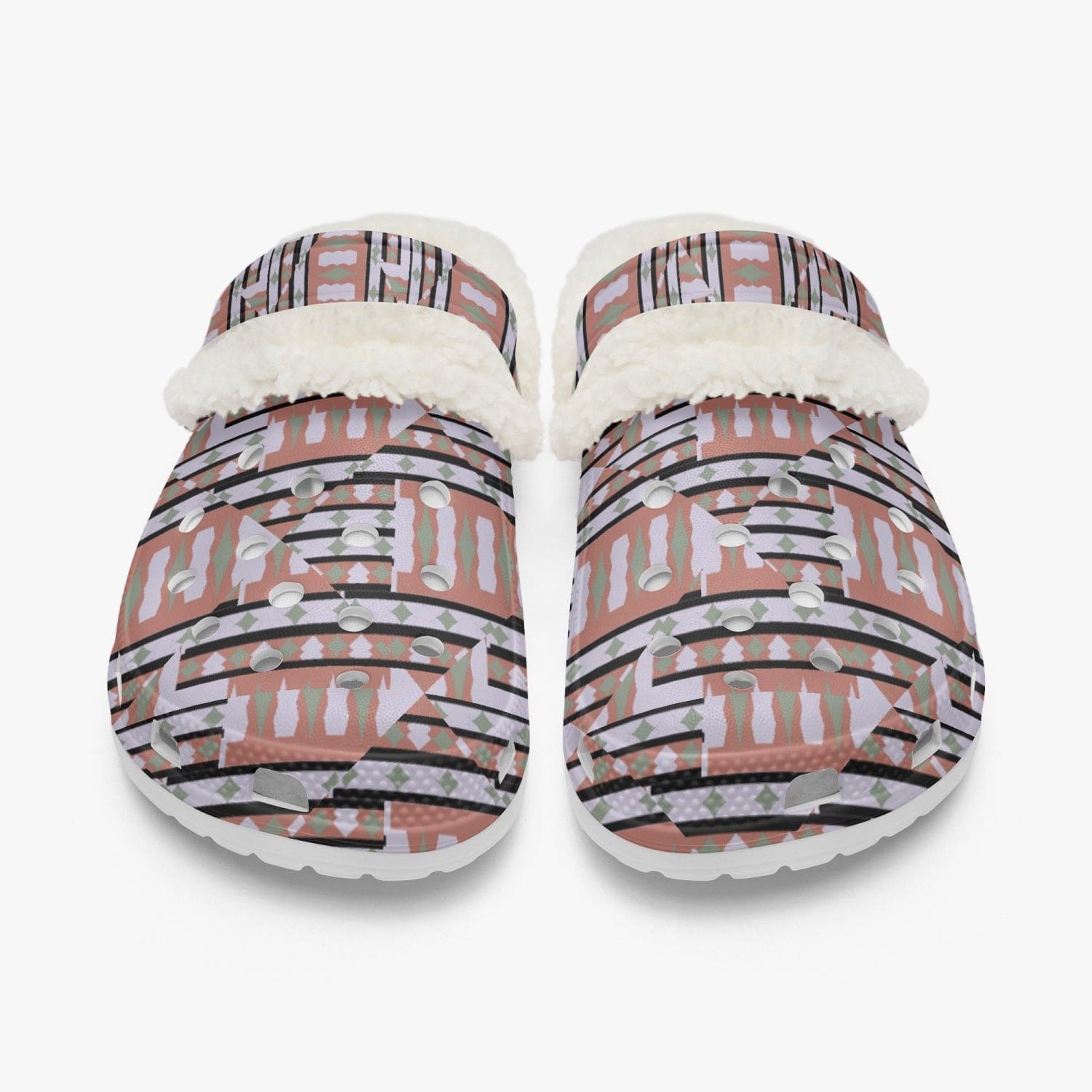 - Eclectic Fluff Lined Clogs - womens clogs at TFC&H Co.