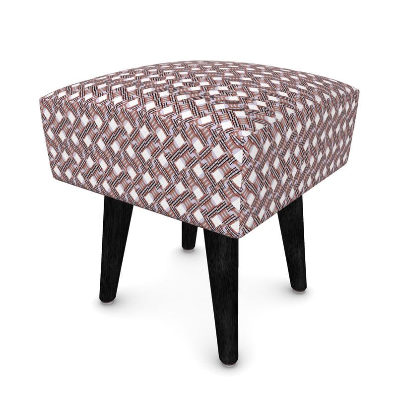 Eclectic Footstool (Round, Square, Hexagonal) - Footstool (Round, Square, Hexagonal) at TFC&H Co.