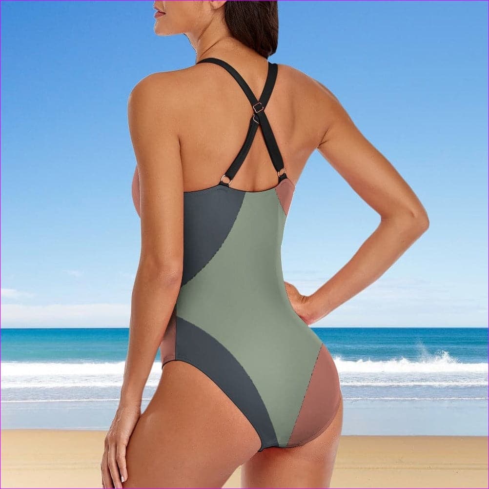 - Eclectic Ladies One Piece Swimsuit - womens one piece swimsuit at TFC&H Co.