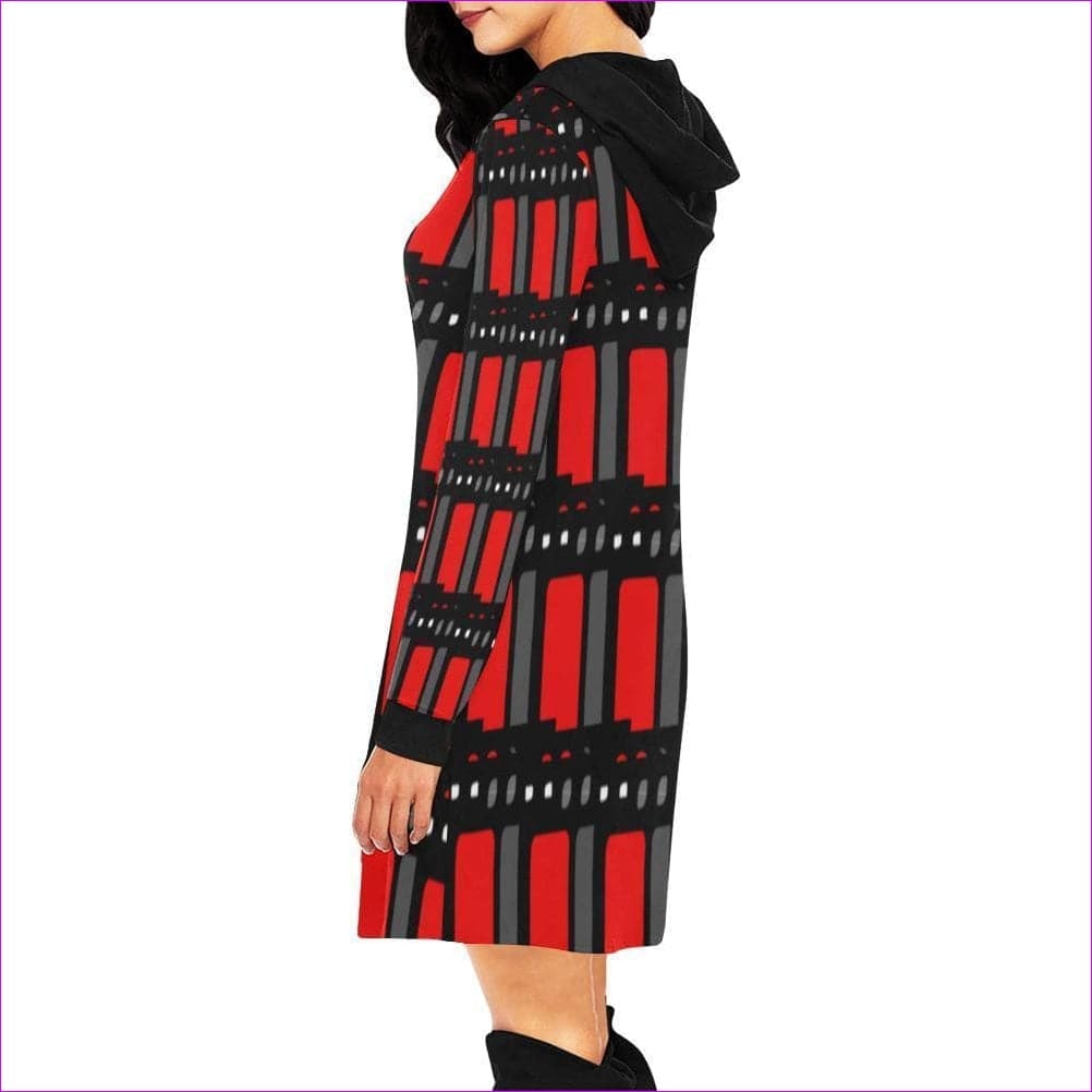 Edgy Mini Hoodie Dress - women's dress at TFC&H Co.