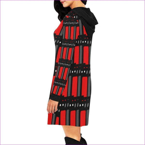 - Edgy Mini Hoodie Dress - womens dress at TFC&H Co.