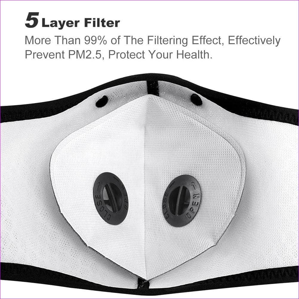 Edgy Protective Face Mask w/ extra filters - mask at TFC&H Co.