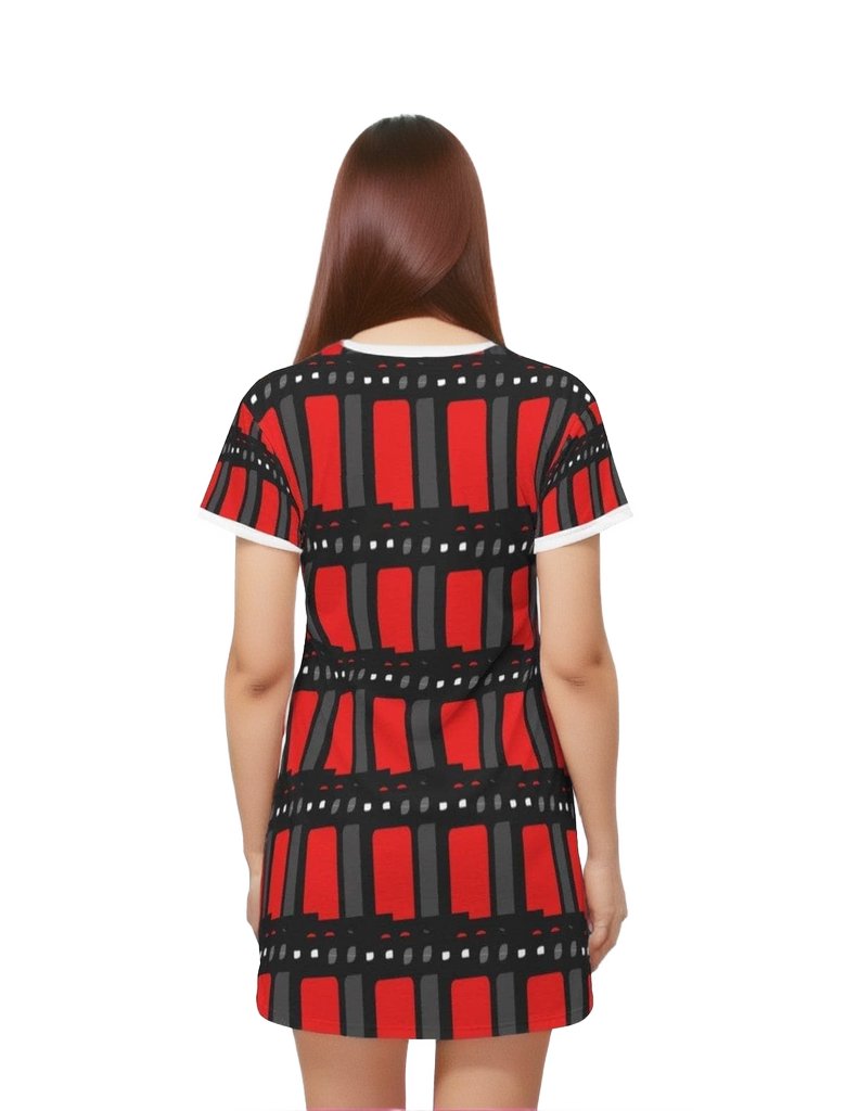 Edgy T-shirt Dress- Ships from The US - women's t-shirt dress at TFC&H Co.