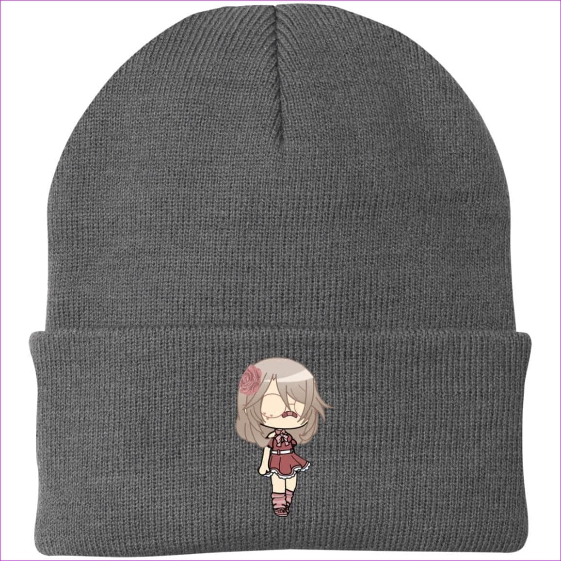 CP90 Knit Cap2 Athletic Oxford One Size Embroidered Slouch Beanie - Beanie at TFC&H Co.