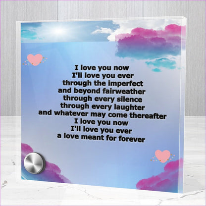 Lumen Glass Message Stand Only Ever Lumen Glass Stand & Necklace Set- Ships from The US - necklace at TFC&H Co.