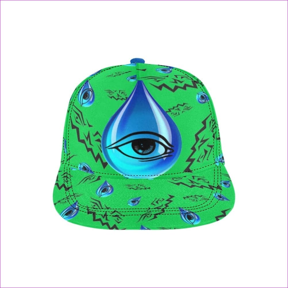 One Size evil eye All Over Print Snapback Cap D - Evil Eye Bucket, Snapback, Visor Hats - Hats at TFC&H Co.