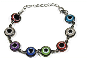 Red/White/Blue - Evil Eye Protection Bracelet - bracelet at TFC&H Co.