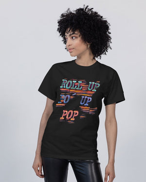 Roll Up Po' Up Pop Rave Edition Champion Unisex Tee - Unisex T-Shirt at TFC&H Co.