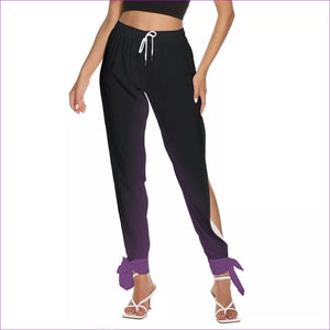 - Fade Womens Side Seam Cutout Pants With Bottom Strap - womens pants at TFC&H Co.