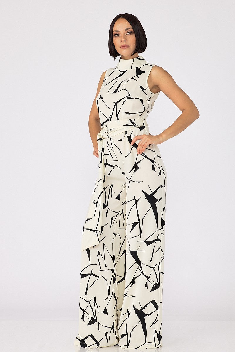 WHITE - Fashion Woven Jumpsuit - Ships from The US - womens jumpsuit at TFC&H Co.