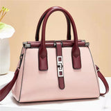 Pink - Fashionable Messenger One-shoulder Large Simple Handbag - handbag at TFC&H Co.