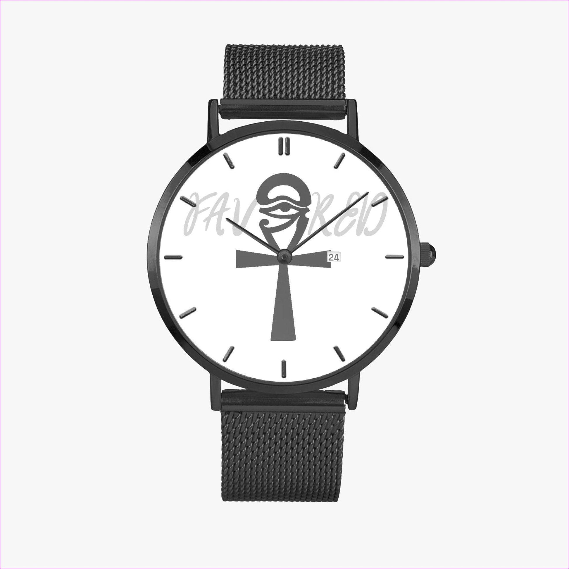 Favored 2 Stainless Steel Perpetual Calendar Quartz Watch - watch at TFC&H Co.