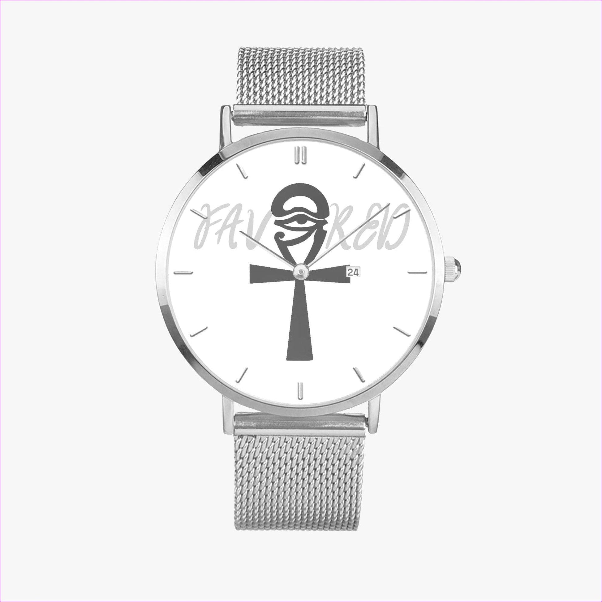 Favored 2 Stainless Steel Perpetual Calendar Quartz Watch - watch at TFC&H Co.