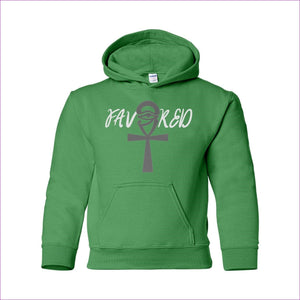 Irish Green - Favored Heavy Blend Youth Hooded Sweatshirt - kids hoodie at TFC&H Co.