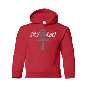 Red - Favored Heavy Blend Youth Hooded Sweatshirt - kids hoodie at TFC&H Co.