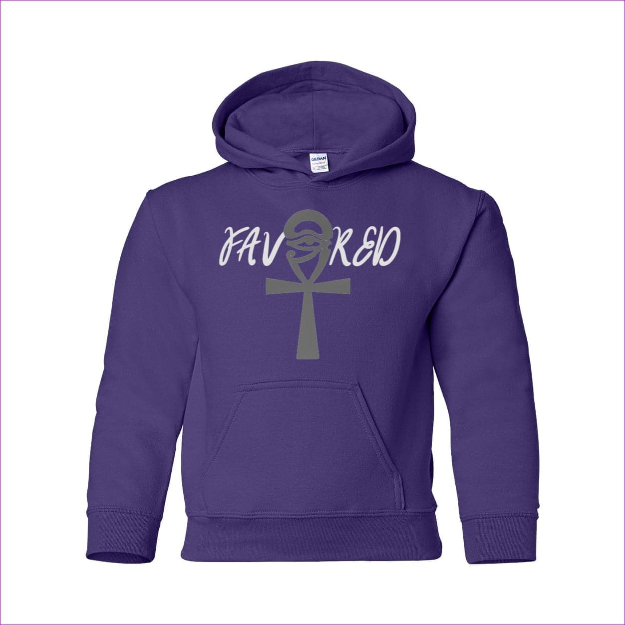 Purple Favored Heavy Blend Youth Hooded Sweatshirt - kids hoodie at TFC&H Co.
