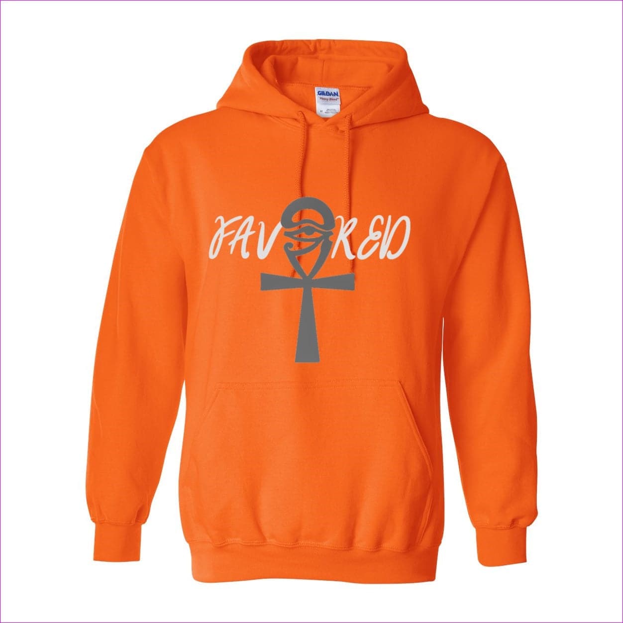 S. Orange - Favored Men's Heavy Blend Hooded Sweatshirt - mens hoodies at TFC&H Co.