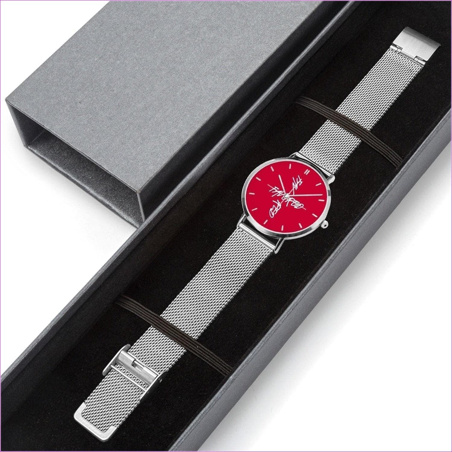 Silver Favored Stainless Steel Perpetual Calendar Quartz Watch - Watches at TFC&H Co.