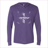 Purple Rush - Favored Womens Triblend Hooded Tee - womens hoodie at TFC&H Co.
