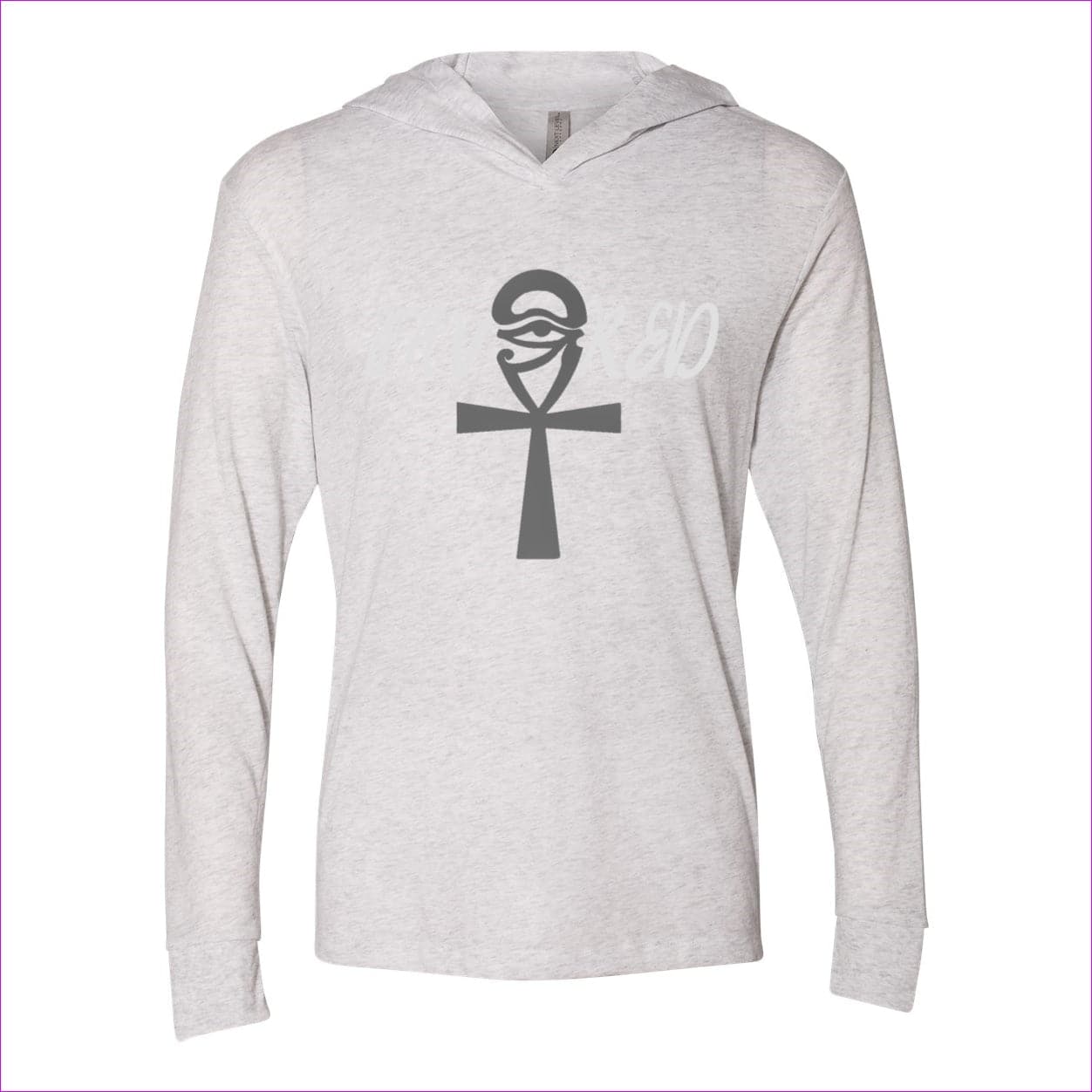 Heather White - Favored Womens Triblend Hooded Tee - womens hoodie at TFC&H Co.