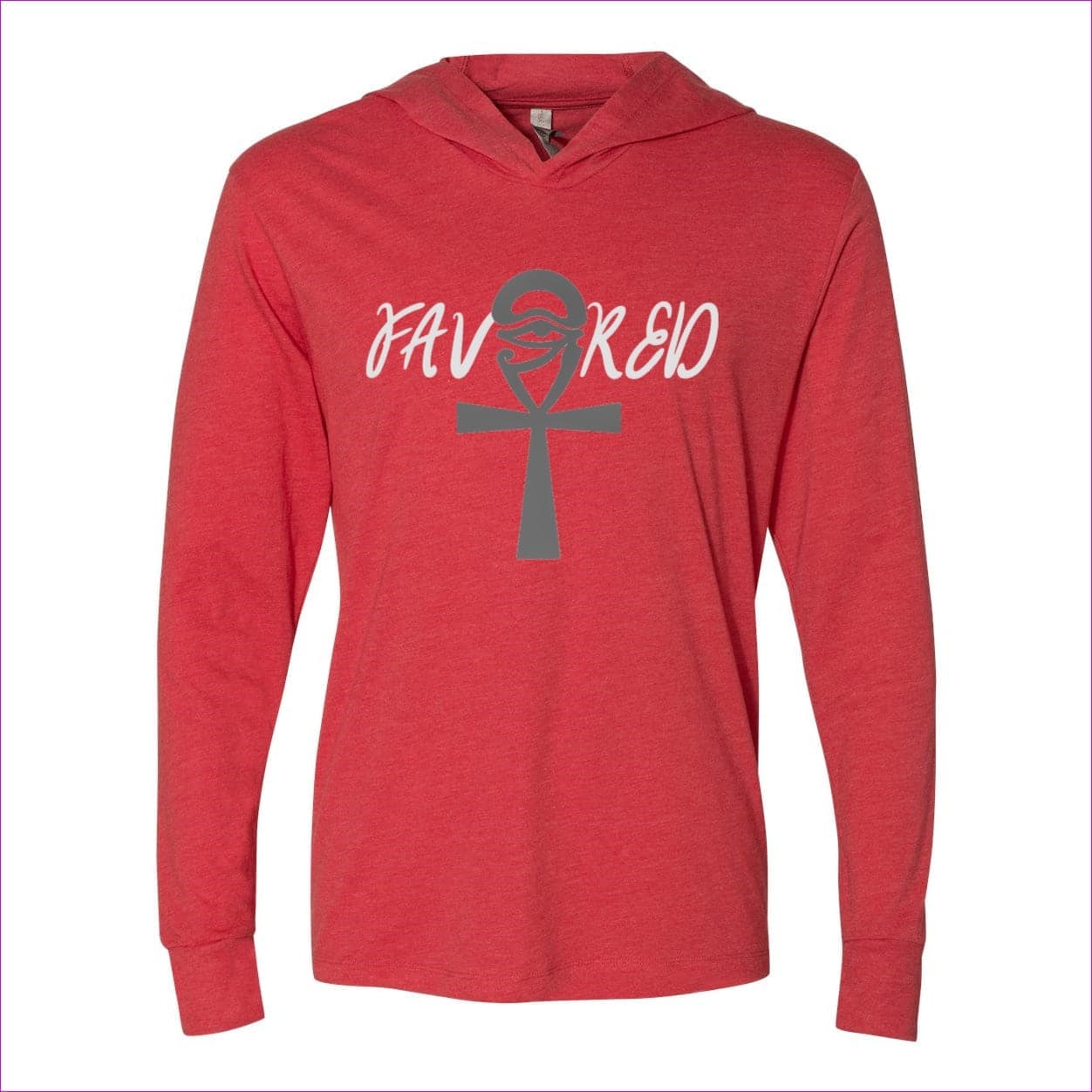 Vintage Red - Favored Womens Triblend Hooded Tee - womens hoodie at TFC&H Co.