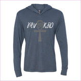 Indigo - Favored Womens Triblend Hooded Tee - womens hoodie at TFC&H Co.