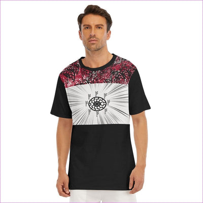 Black - Fehu Sun Men's O-Neck T-Shirt | 100% Cotton - Mens T-Shirts at TFC&H Co.