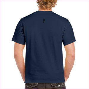 Navy - Fehu Sun Unisex Heavy Cotton T-Shirt - Unisex T-Shirt at TFC&H Co.