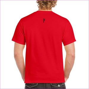 Red - Fehu Sun Unisex Heavy Cotton T-Shirt - Unisex T-Shirt at TFC&H Co.